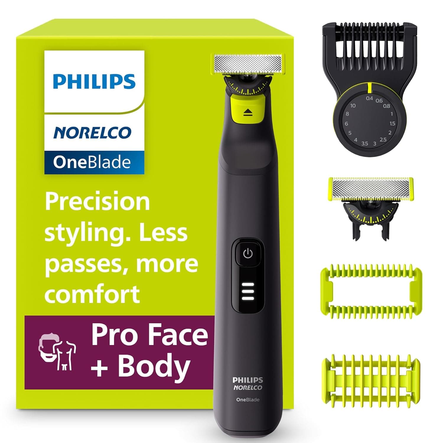 Philips OneBlade Pro 360 Face and Body QP6542/70, seller photograph